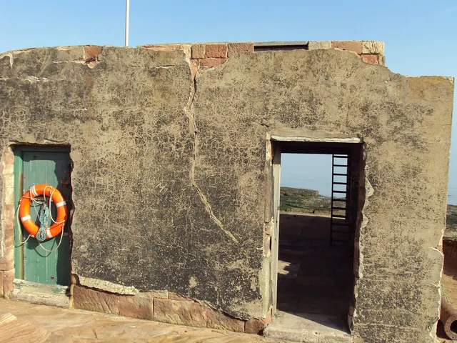 The former lifeboat station on Hilbre Island